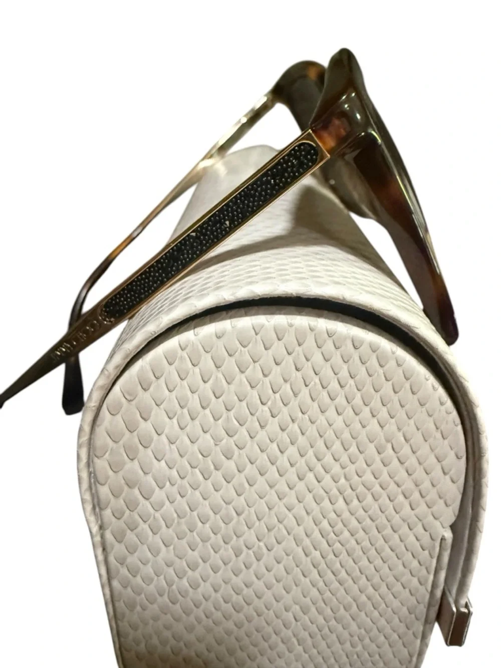 Jimmy Choo NERIA/S Oversized Tortoiseshell Sunglasses Italy Like New w/ Case - Picture 3 of 8